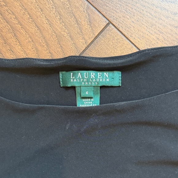 Ralph Lauren Black and White Long Sleeve Dress Size 4 - Picture 2 of 7